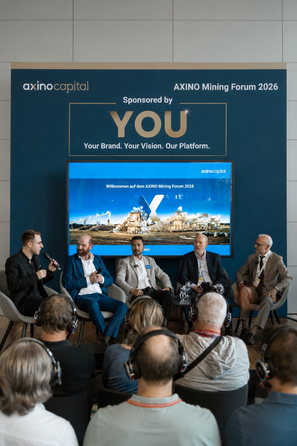 Stage at AXINO Mining Forum